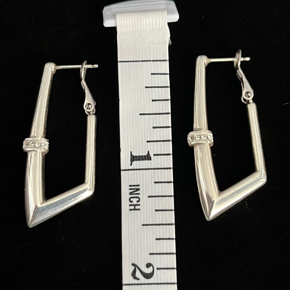 Brighton Geometric Hoop Earrings - Picture 6 of 9